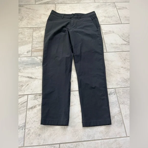 Lululemon ABC Classic Fit Trouser Stretch Cotton VersaTwillBlackSize 33